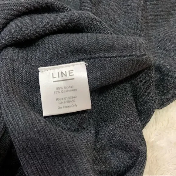 🚨 Line The Label Cashmere Blend Ribbed Sweater - Picture 5 of 8